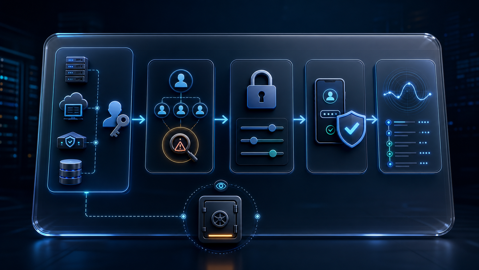 Diagram alur troubleshooting Tutorial Audit Akses Admin, Password Policy, dan MFA untuk Sistem Internal