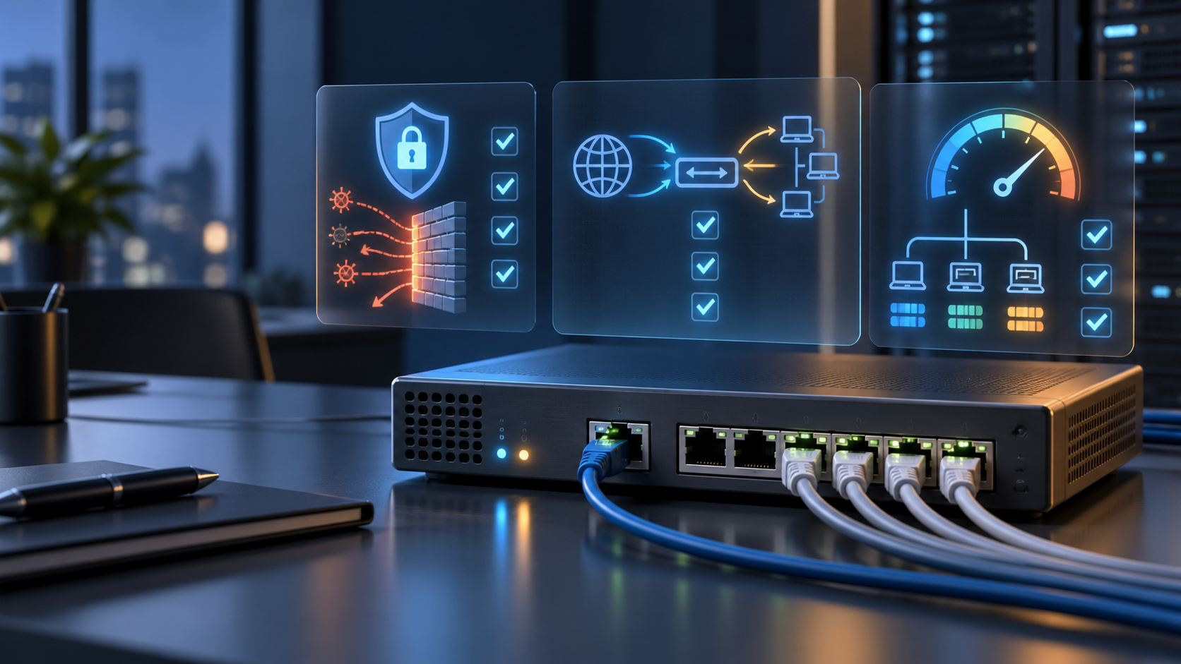 Checklist pengaturan teknis Tutorial Konfigurasi Dasar Firewall, NAT, dan Simple Queue di MikroTik